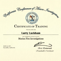 Marine Fire Investigations